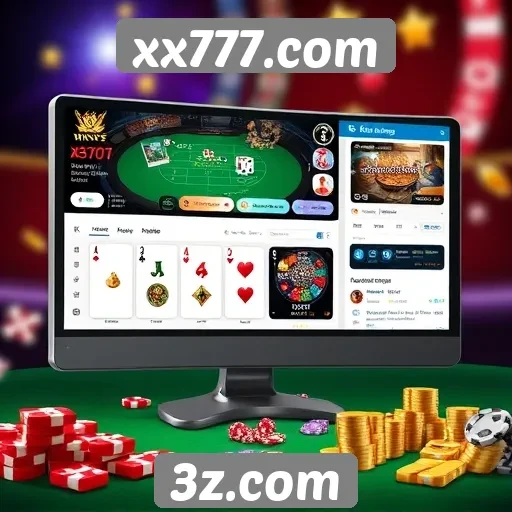 Interface e usabilidade de xx777.com para jogadores