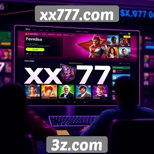 Estudo sobre a interface do usuário em xx777.com